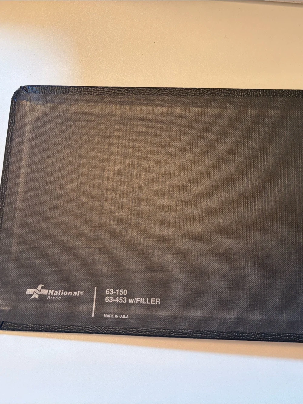 Bookkeeping Ledger Notebook - Black National Brand 63-453 w/Filler made in USA